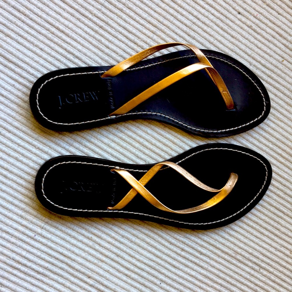 Stylish J.Crew sandals made in Italy size 6 woman New never been worn before